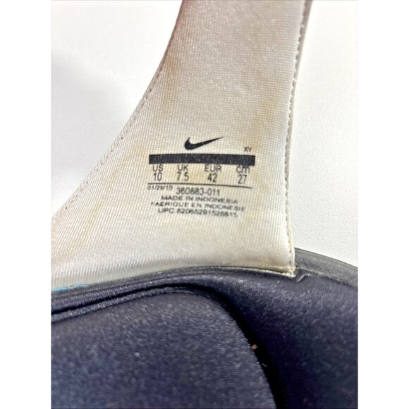 Nike Comfort Footbed Black Slides Sandals Adjustable Strap Women’s Size 10 - Picture 14 of 15